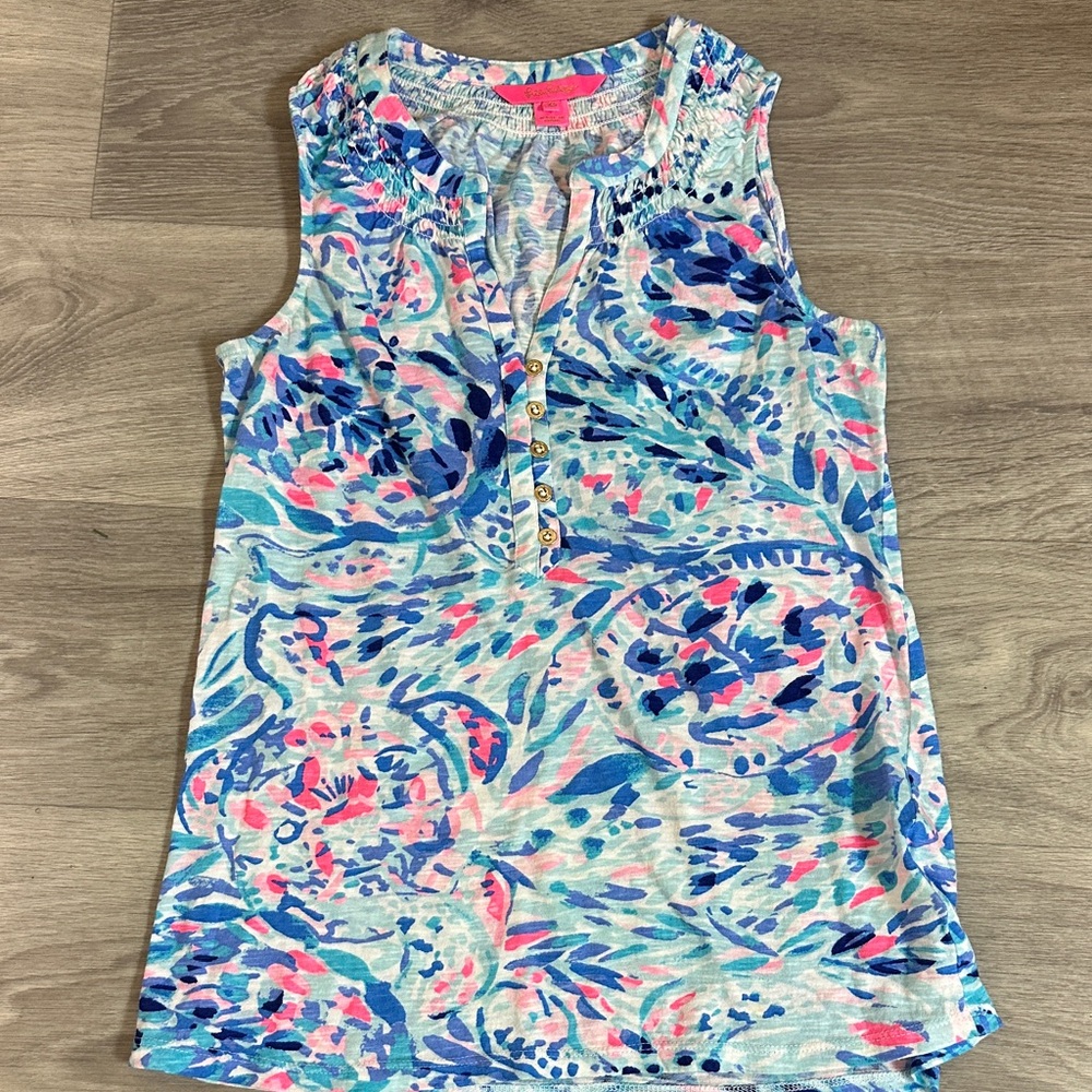 Lilly Pulitzer Multicolor Patterned Top